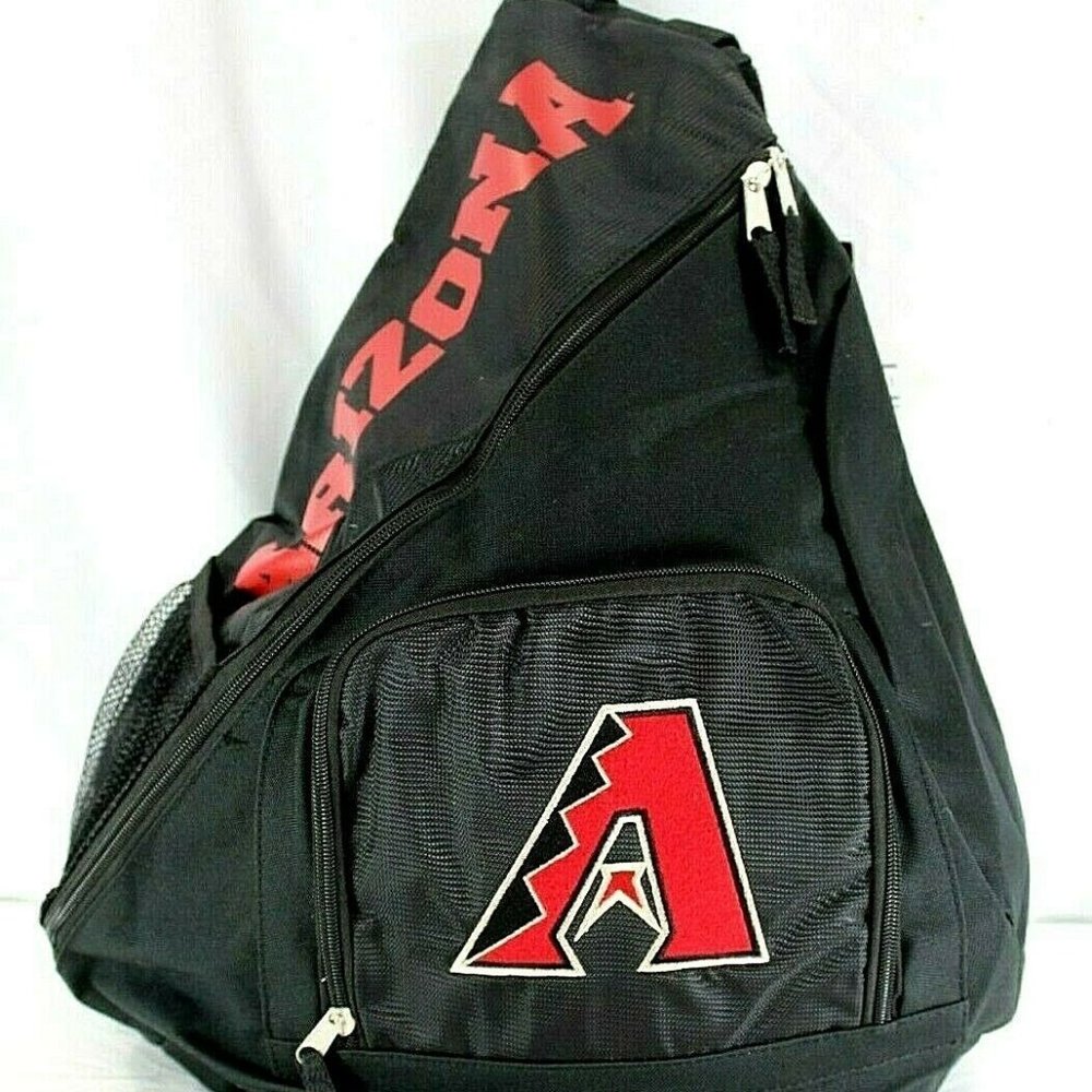MLB Arizona Diamondbacks Black/Maroon Sling Backpa